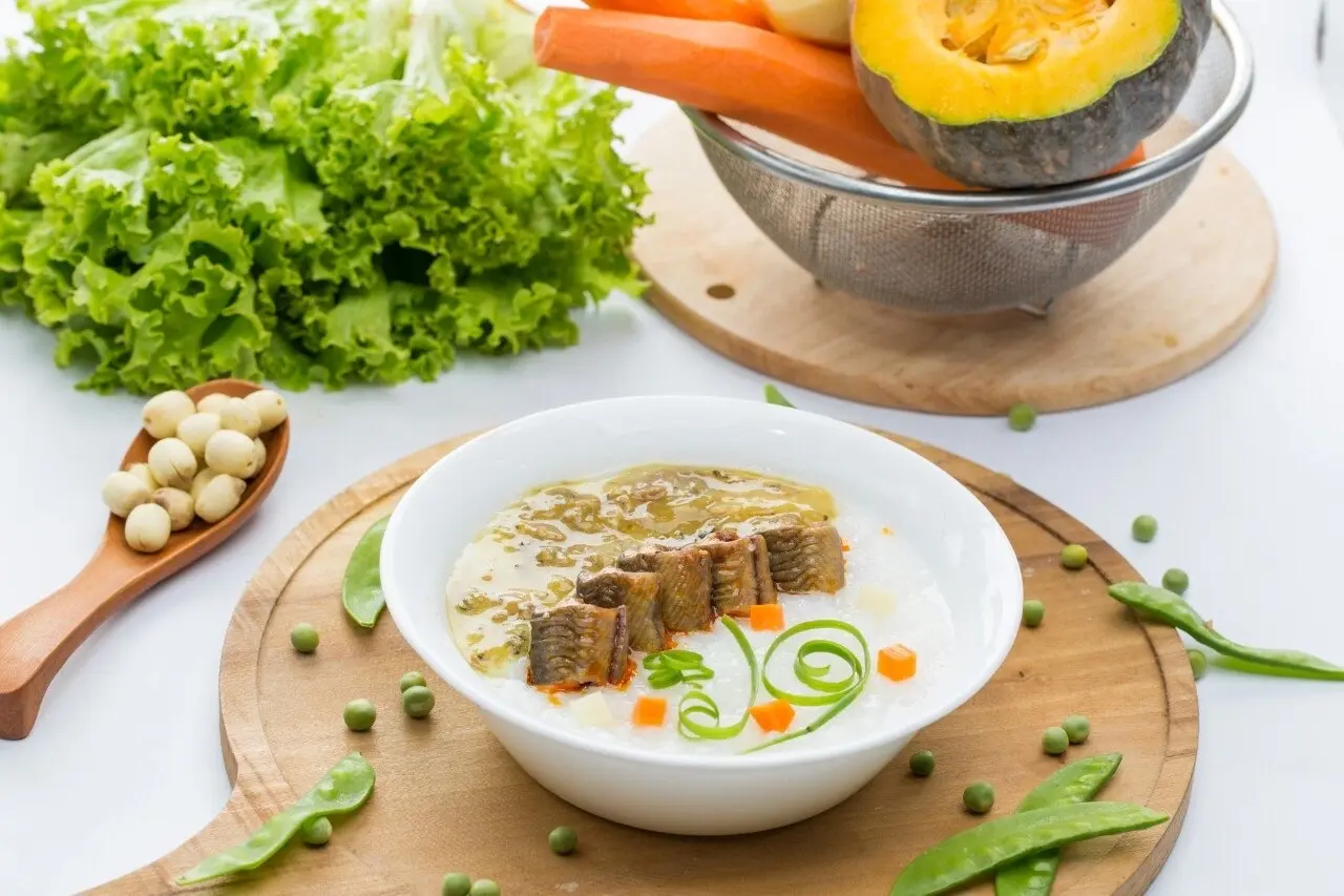 Hình ảnh Cháo lươn hầm khoai môn dặc biệt