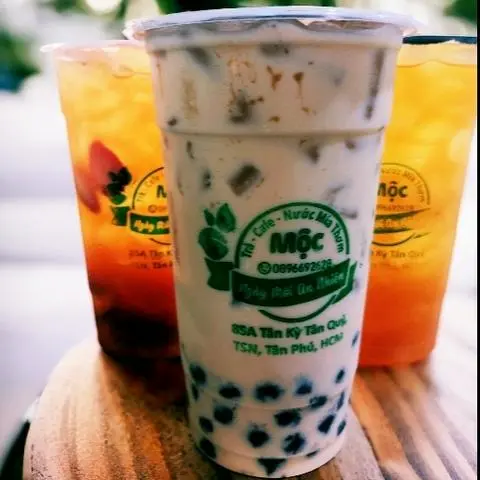 Hình ảnh Trà sữa Oloong full topping 500ml