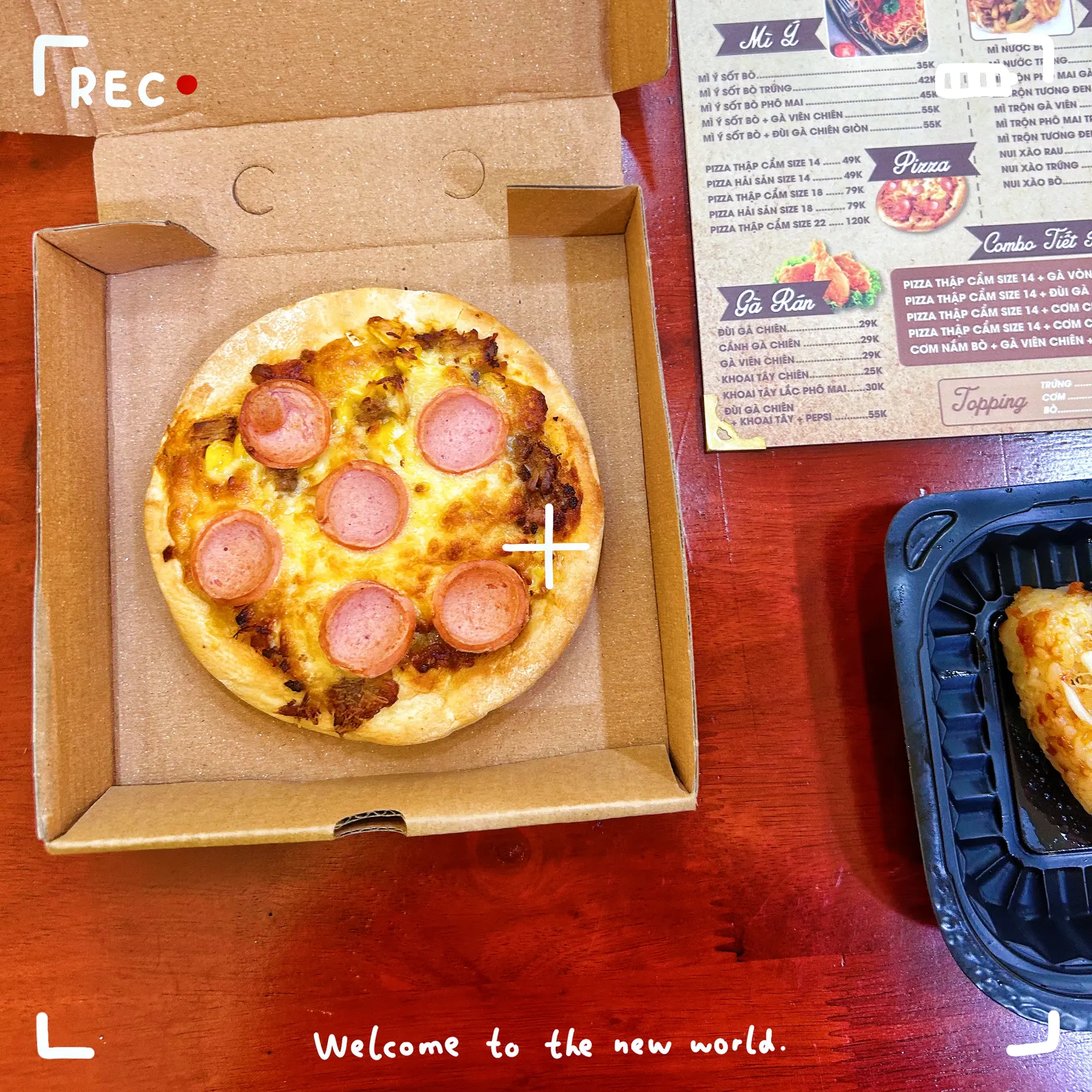 Hình ảnh Pizza hải sản size 14  + Pepsi