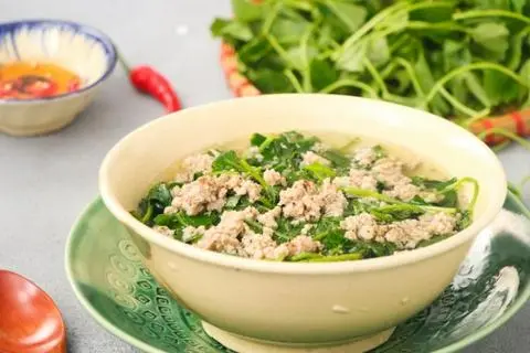 Hình ảnh Canh Cải Xoong Thịt Bằm