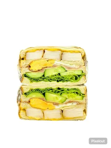 Hình ảnh Sandwich 3: Gà nướng ( 2 bánh )