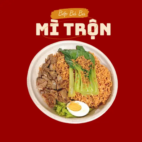 Hình ảnh Mì trộn lòng gà