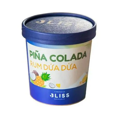 Hình ảnh Kem Rum Dứa Dừa 473ml Bliss Premium Gelato