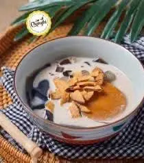 Hình ảnh Flan sương sáo cốt dừa