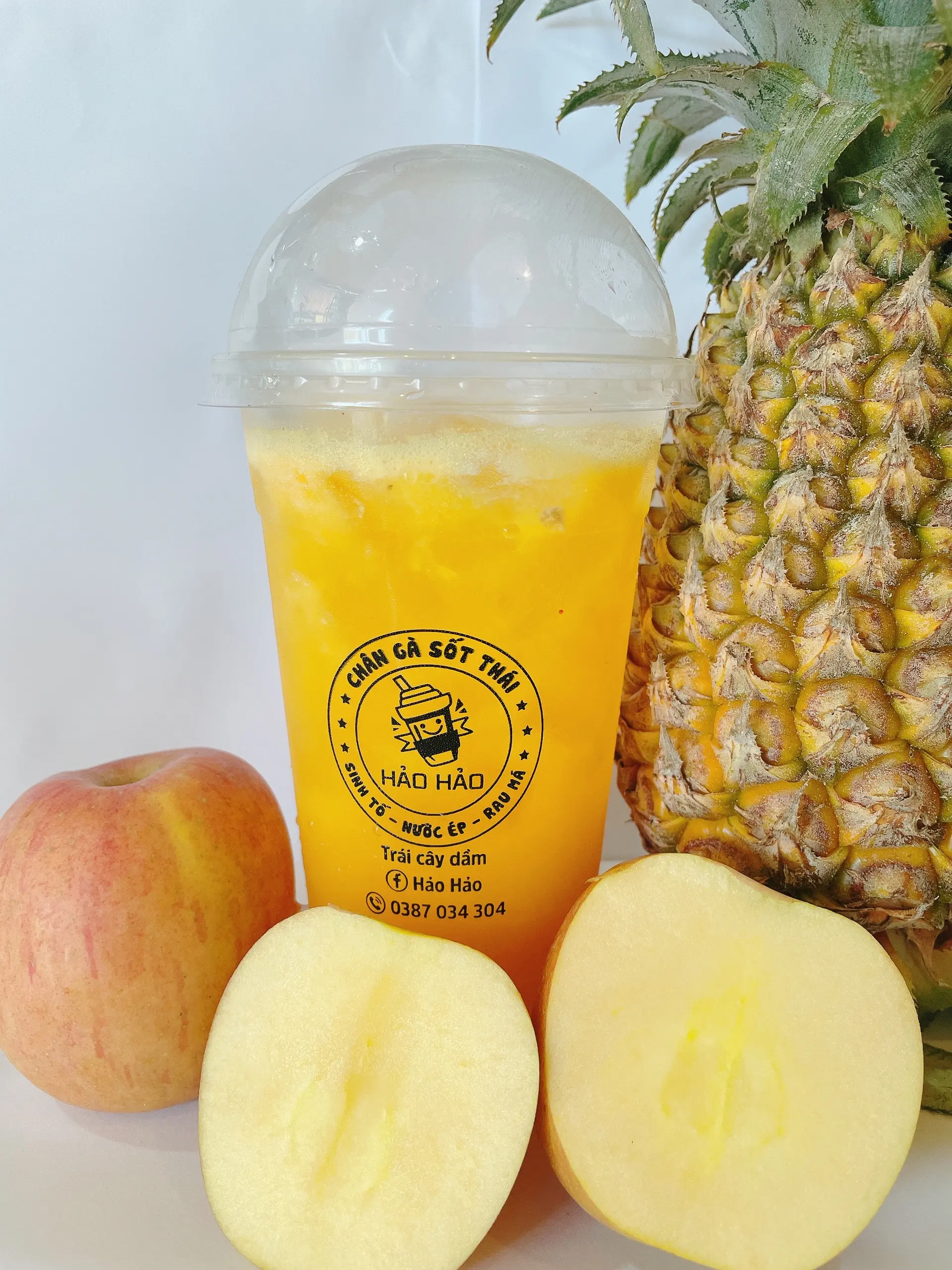 Hình ảnh Nước Ép Mix Táo - Thơm
