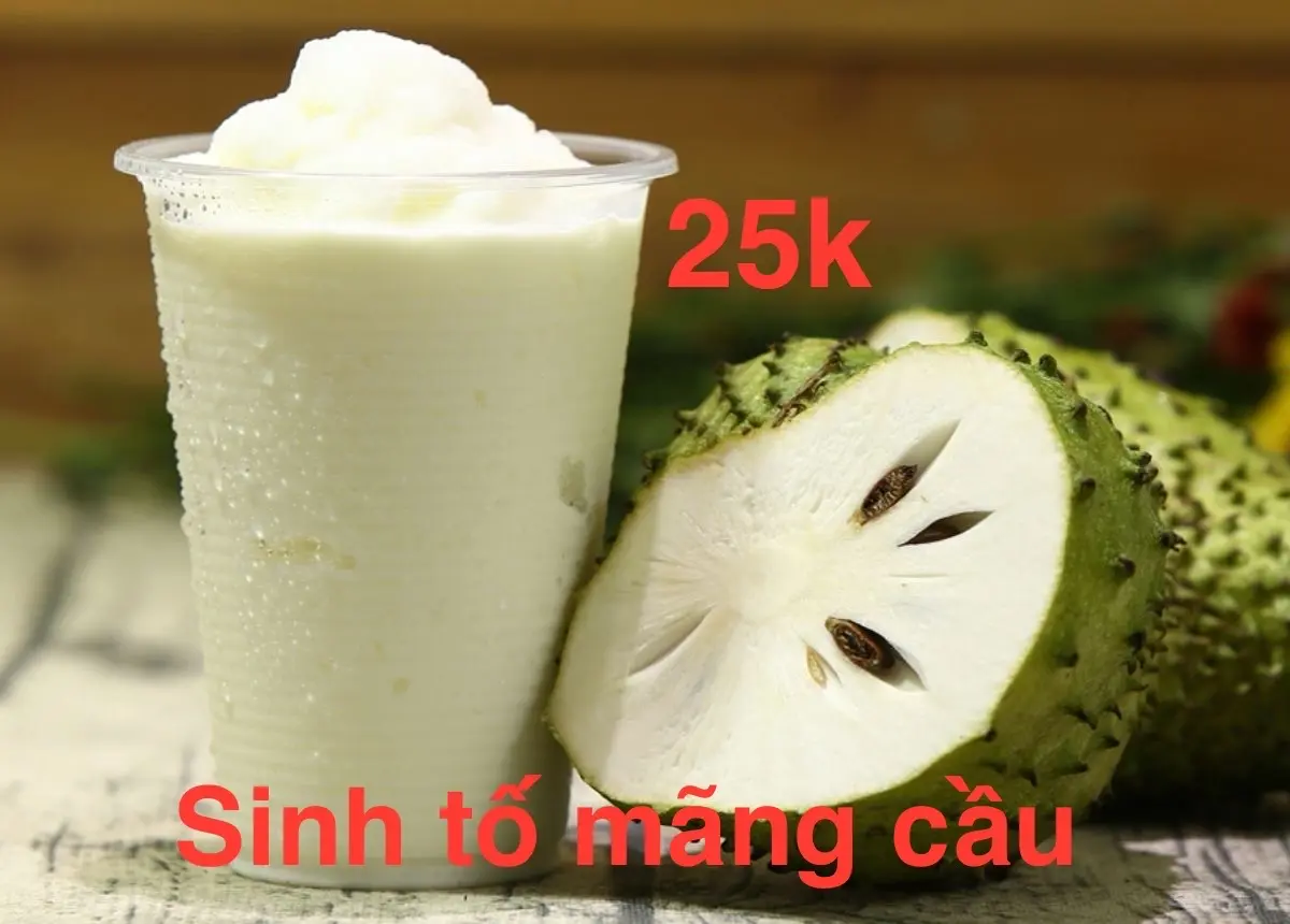 Hình ảnh Sinh tố mãng cầu