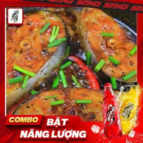 Hình ảnh Combo Cơm cá basa kho tiêu + pepsi