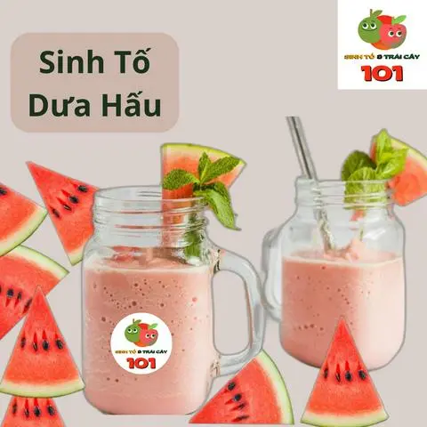 Hình ảnh Sinh tố Dưa Hấu