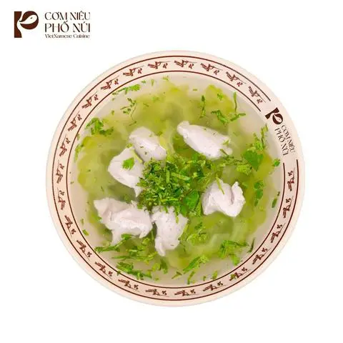 Hình ảnh Canh khổ qua chả cá măng