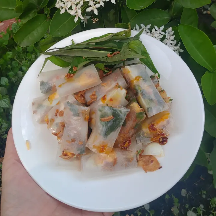 Hình ảnh Phơi sương cuốn trứng sate mỡ hành 
