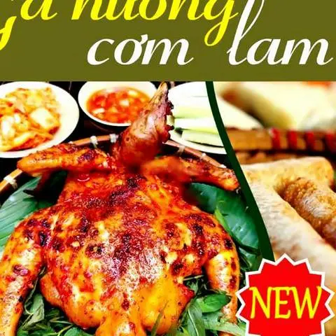 Hình ảnh Gà nướng cơm lam