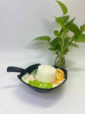 Hình ảnh SỮA CHUA MÍT RAU CÂU DỪA