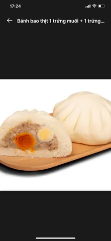 Hình ảnh Bánh bao thịt Thọ Phát 1 trứng muối - 1 trứng cút