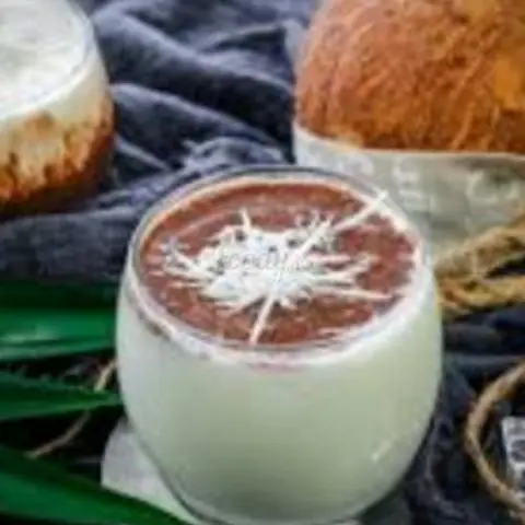 Hình ảnh Sinh tố dừa ca cao