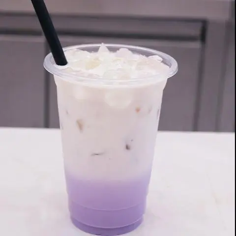 Hình ảnh latte khoai môn ( ly nhỏ)