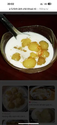Hình ảnh Chè Khoai Mì Dẻo 