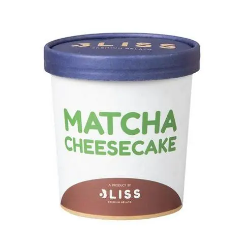Hình ảnh Kem Bánh Phô Mai Trà Xanh 473ml Bliss Premium Gelato