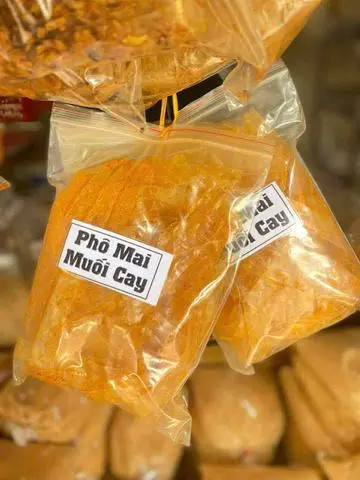 Hình ảnh Bánh Tráng Phô Mai Muối Cay