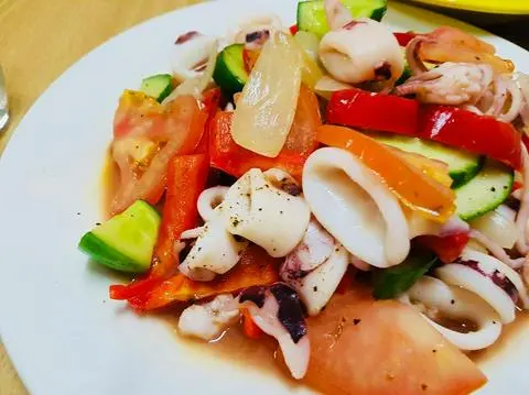 Hình ảnh Mực xào chua ngọt