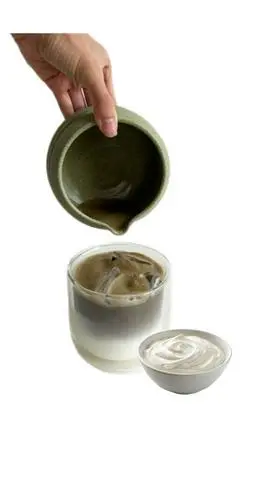 Hình ảnh Houjicha kem muối