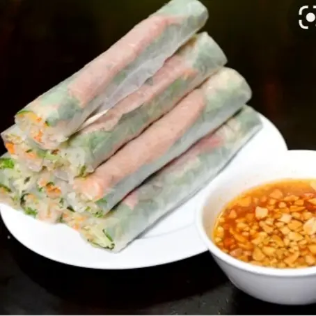 Hình ảnh 10 cuốn nem nướng