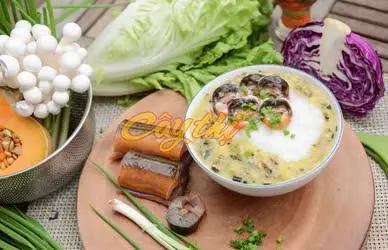 Hình ảnh Cháo lươn đậu xanh