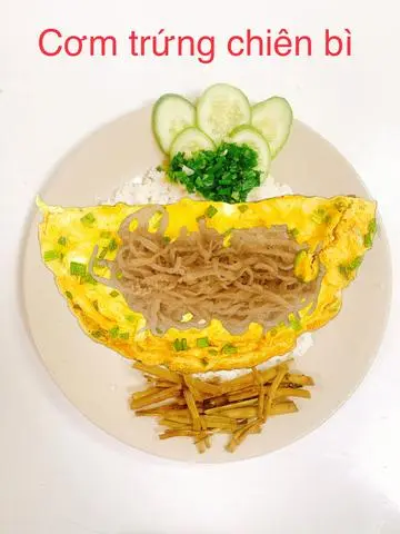 Hình ảnh Cơm Trứng Chiên Bì