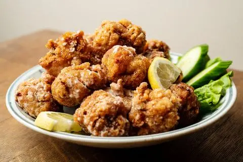 Hình ảnh Gà Chiên Karaage Với Sốt | Chicken Karaage With Sauce