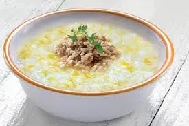 Hình ảnh CHÁO THỊT BẰM, BÍ ĐỎ