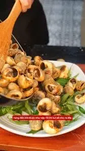 Hình ảnh ốc mỡ rang muối