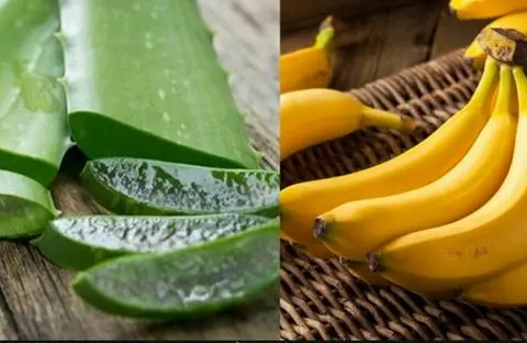 Hình ảnh Sinh tố chuối + nha đam