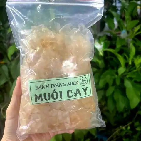 Hình ảnh Bánh tráng muối túi zip