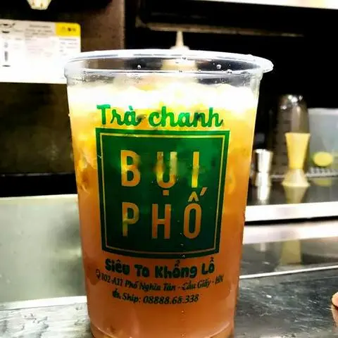 Hình ảnh Hồng Trà Chanh Sủi Bọt Siêu To Khổng Lồ