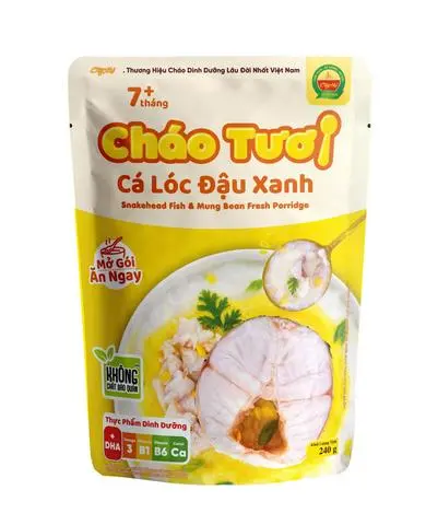 Hình ảnh Cháo cá lóc đậu xanh