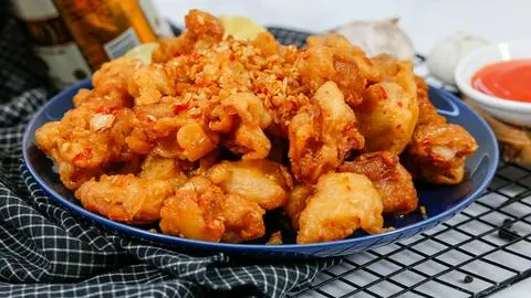 Hình ảnh cơm chiên gà viên sốt Bơ Tỏi