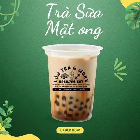 Hình ảnh Trà sữa mật ong