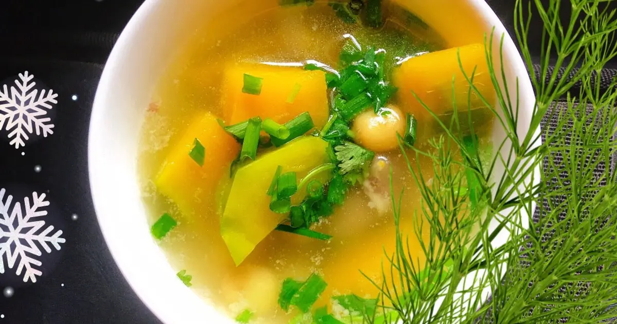 Hình ảnh Canh Bí Đỏ Chay