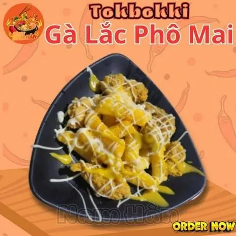 Hình ảnh Tokbokki Gà Lắc Phô Mai