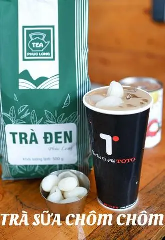 Hình ảnh Trà Đen Sữa Chôm Chôm
