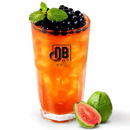 Hình ảnh Trà ổi hồng hạt boba