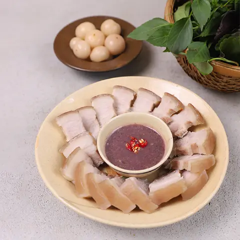 Hình ảnh Thịt luộc cà pháo