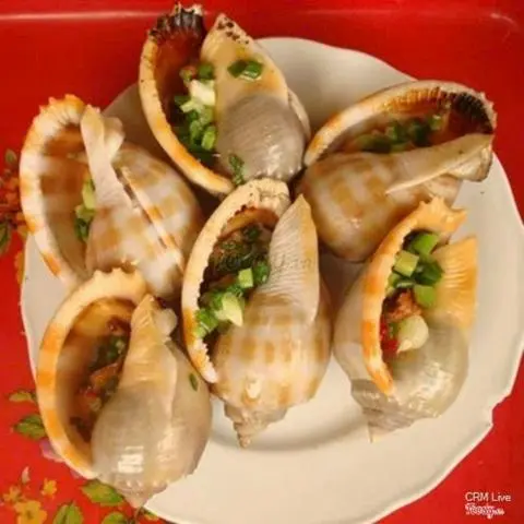 Hình ảnh Ốc tỏi nướng mỡ hành