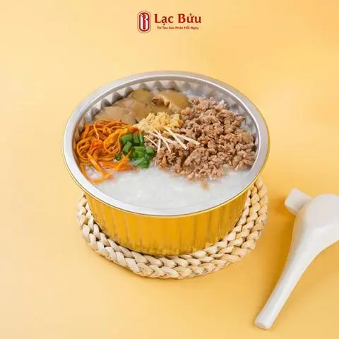 Hình ảnh Cháo Bò Bằm Nấm Đông Trùng (tô nhôm)