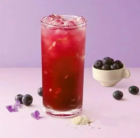 Hình ảnh Trà Việt Quất - M - TẶNG TRÂN CHÂU - Blueberry iced tea shake