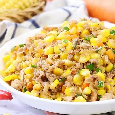 Hình ảnh Bắp xào thịt