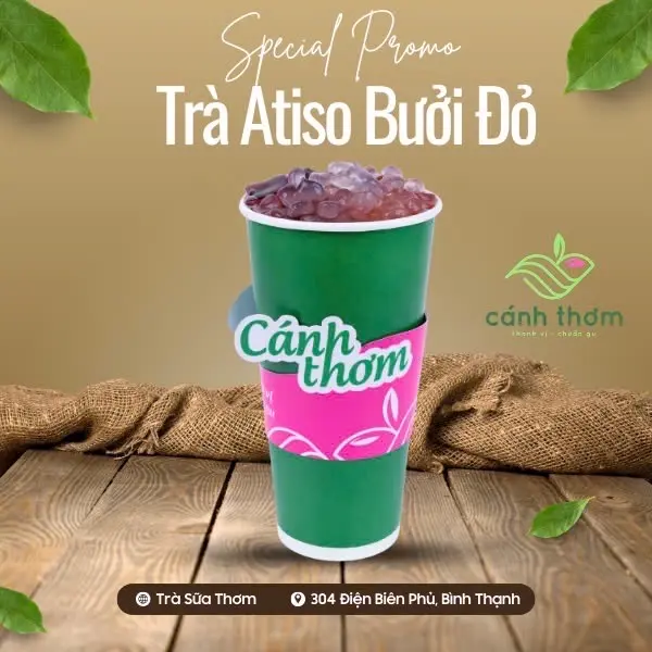 Hình ảnh Trà Atiso bưởi đỏ