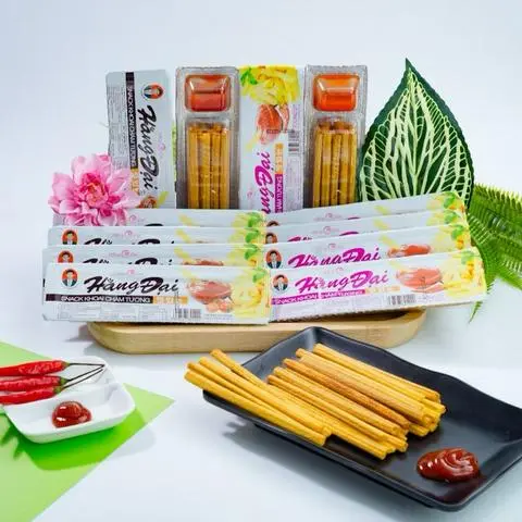 Hình ảnh 2 Gói Snack Khoai Chấm Tương