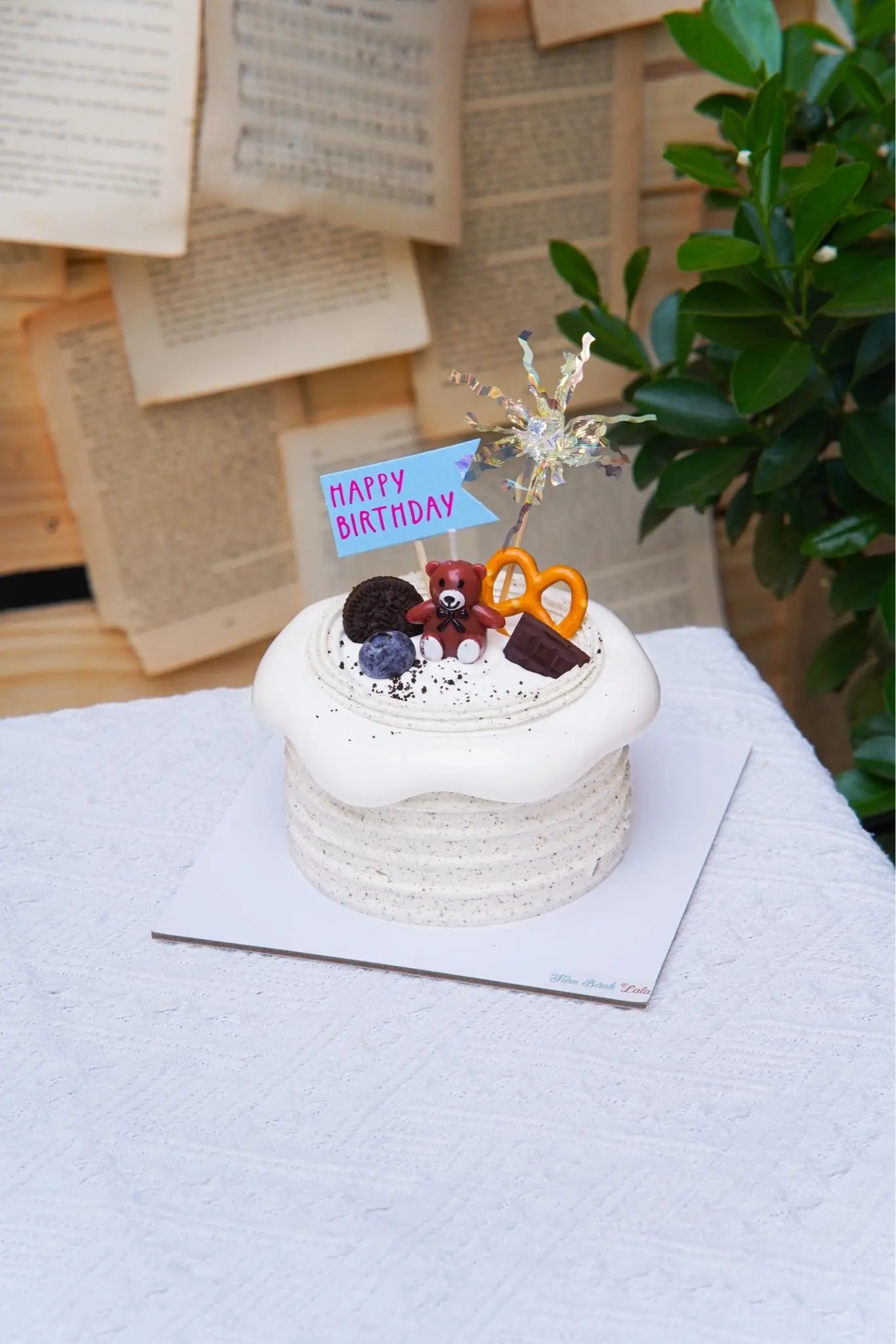 Hình ảnh Bento 10cm Mẫu Nên’ Gấu Lung Linh (hộp mica)