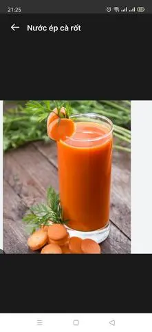 Hình ảnh Nước ép cà rốt