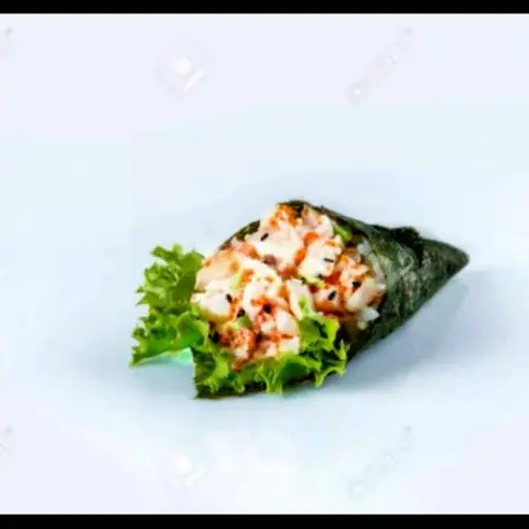 Hình ảnh EBI TOBIKO HAND  ( Tôm Trộn Trứng Cá Chuồn Mayo)
